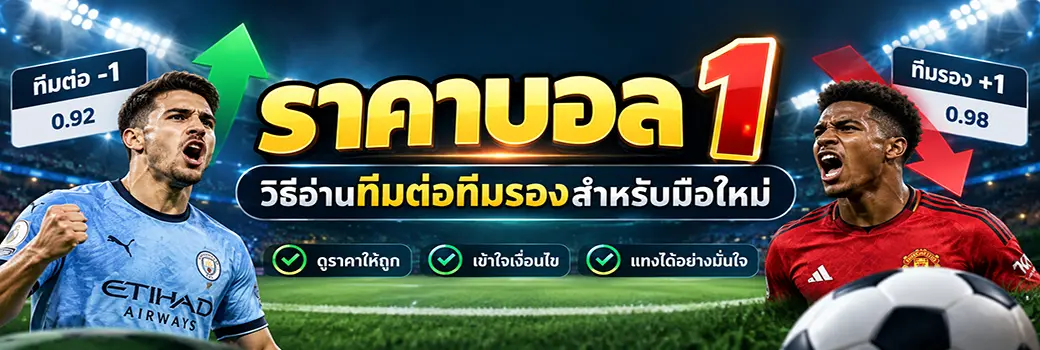 ราคาบอล 1 ลูก