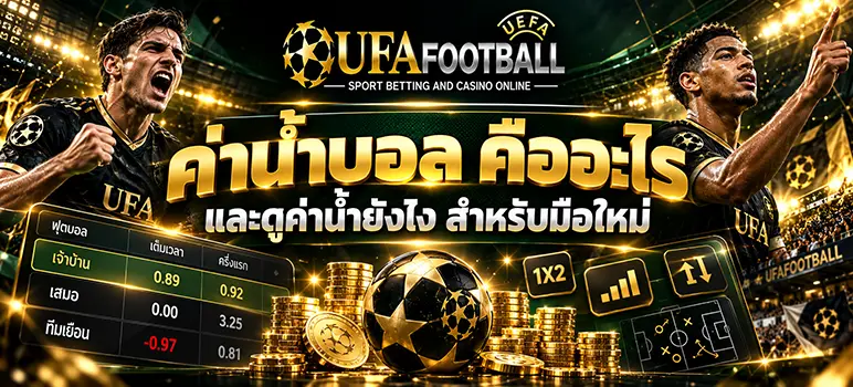 ค่าน้ำบอล คืออะไร และดูค่าน้ำยังไง